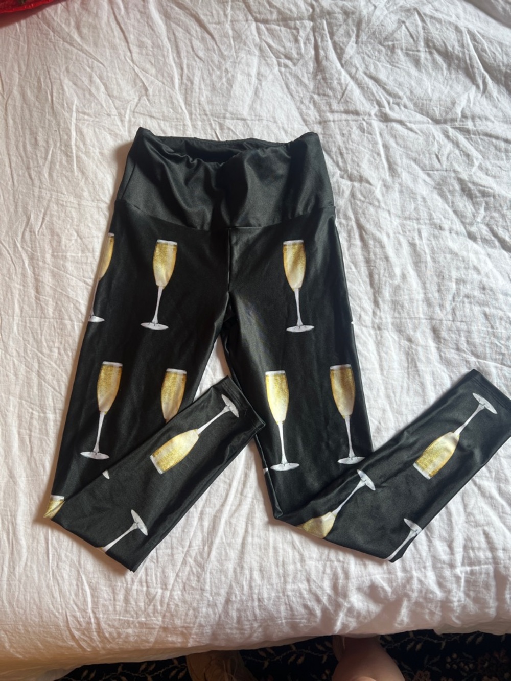 Goldsheep Black Cropped Leggings - Smooth Athletic Crop‎
